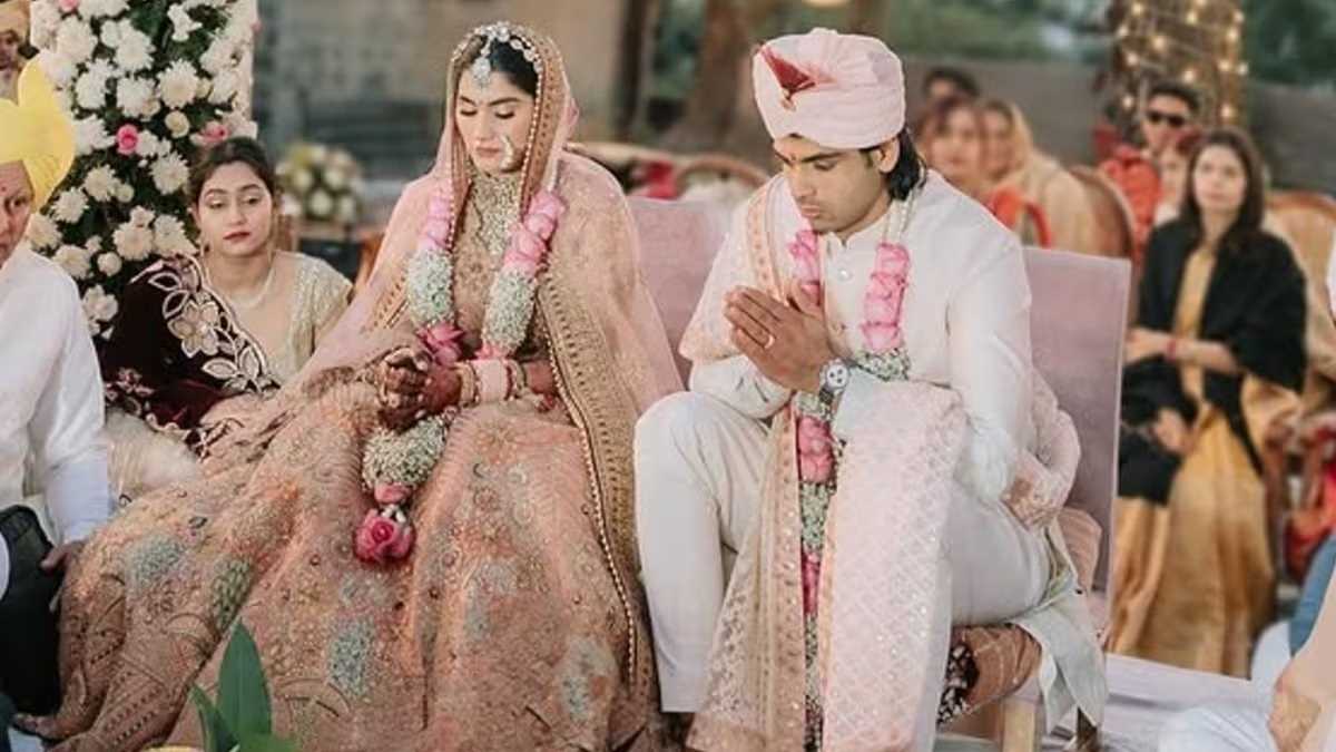 ओलंपिक चैंपियन नीरज चोपड़ा ने हिमानी संग रचाई शादी, इंस्टाग्राम पर शेयर की तस्वीर